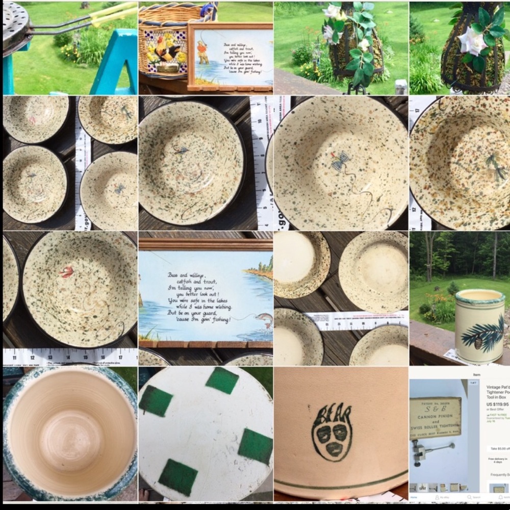 APPLE CADES COVE Retired StoneWare DinnerWare EUC - Picture 10 of 14